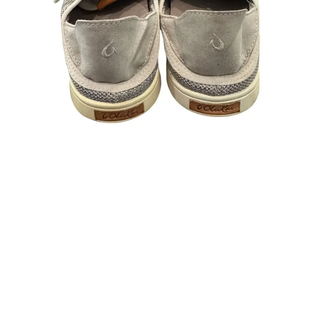 OluKai Pehuea Li Tapa Mesh Drop-In Heel Sneakers 20379-2020 Women’s 7.5